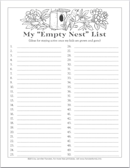 My Empty Nest List