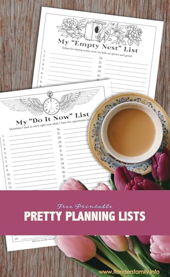 Pretty Planning Lists