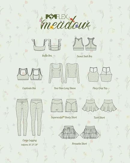 popflex meadow collection line sheet