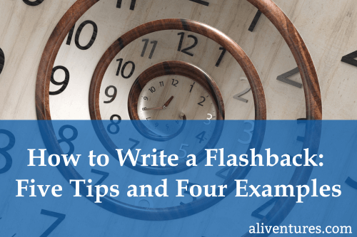 Title image: How to Write a Flashback: Five Tips and Four Examples
