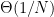 {\Theta(1/N)}