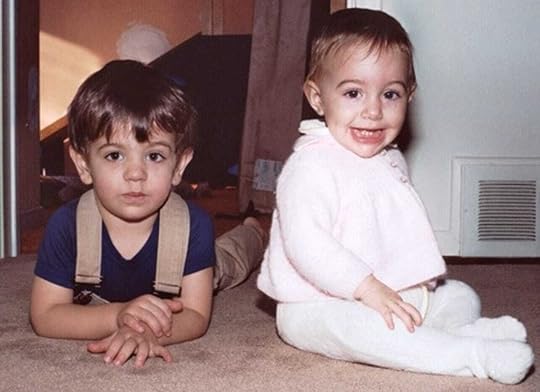 Hollay Ghadery as a baby and her brother as a toddler.