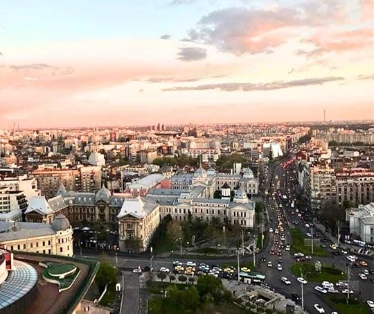 Bucharest - view from my room, the panoramic views of the city 