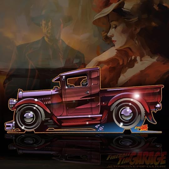 Automotive Pop Culture Movie Car Art by Fireball Tim Garage