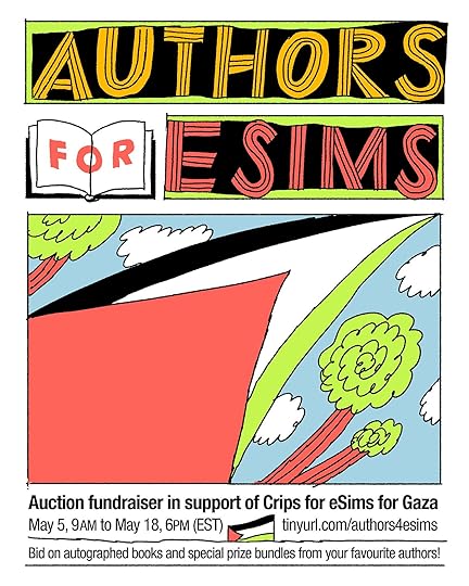 Authors for eSims for Gaza auction fundraiser