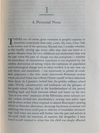 first page of a book, all one paragraph