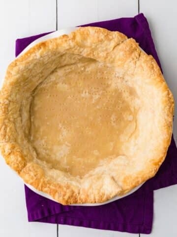 Close Up Of Low Sodium Pie Crust