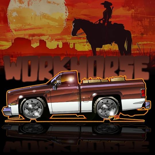 GMC Automotive Pop Culture Movie Car Art by Fireball Tim Garage