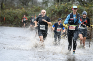 Running through water