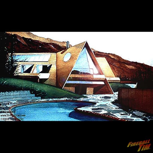 Automotive Pop Culture Movie Car Art by Fireball Tim Garage