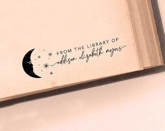 Book stamp mark on page