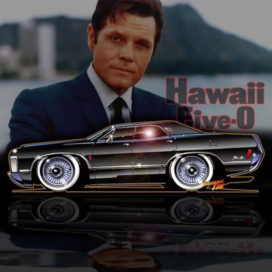 Hawaii 5-O Automotive Pop Culture Movie Car Art by Fireball Tim Garage