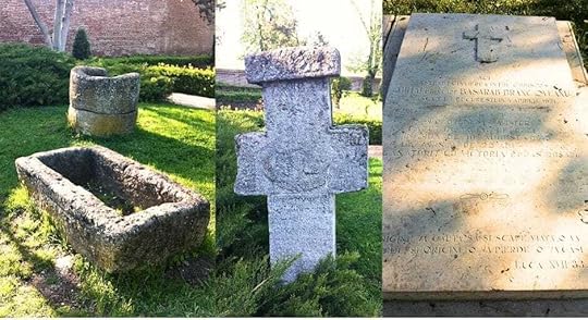 The church of St George at Mogosoaia Palace is surrounded by a quiet leafy churchyard