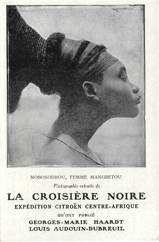La croisière noire. Nobosodrou, Mangbetu woman
