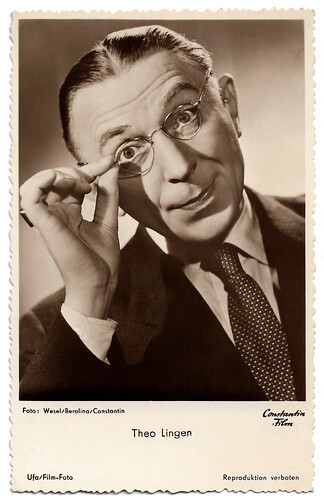Theo Lingen in Hurra - ein Junge! (1953)