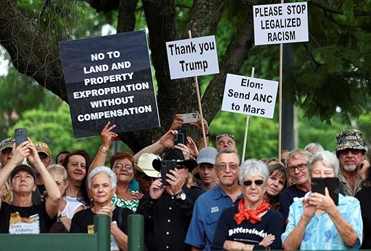Pro-Trump Demonstration outside the U.S. Embassy in Pretoria