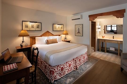 a room at pinon court by la fonda in santa fe new mexico