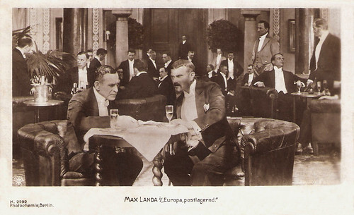 Max Landa in Europa Postlagernd (1918)