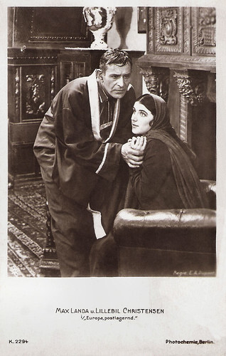 Max Landa and Lillebil Christensen in Europa, postlagernd (1918)