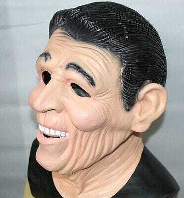 Ronald Reagan Mask Dead Ex Presidents Latex Halloween Fancy Dress Point Break | eBay
