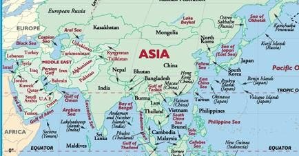 Karakteristik benua asia