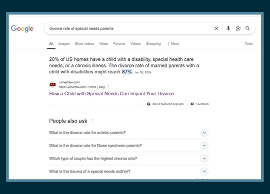 screenshot of google search 