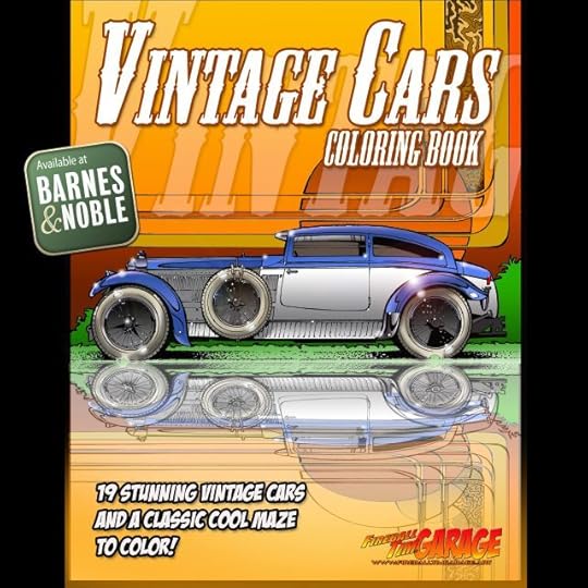Automotive Coloring Books by Fireball Tim