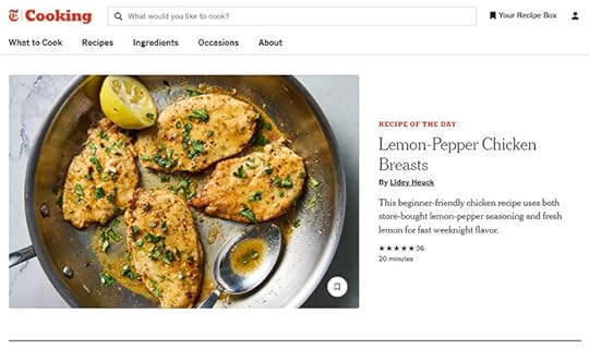 The New York Times Cooking Section