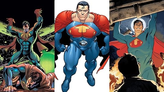 Various versions of Ultraman from DC Comics history.