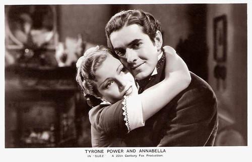 Annabella and Tyrone Power in Suez (1938)