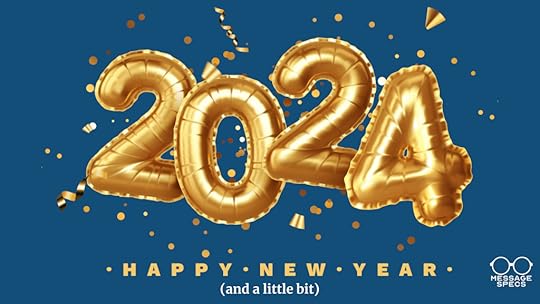 Four golden numeral balloons 