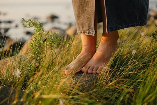 standing on grass -- spiritual writer