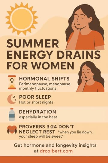 Why You’re More Tired in the Summer—And What Your Hormones Have to Do With It Infographic