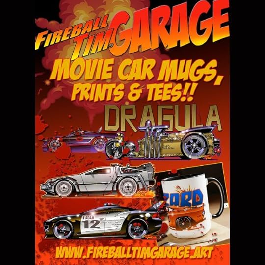 Automotive Pop Culture Movie and TV Car Art by Fireball Tim Garage