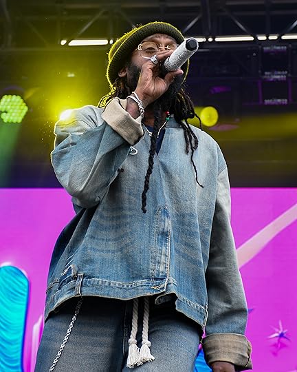 Tarrus Riley performed on Saturday at Cali Roots. (Arianna Nalbach...