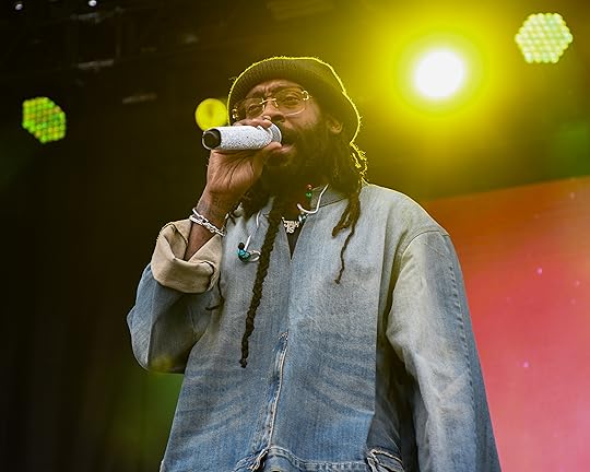 Tarrus Riley performed on Saturday at Cali Roots. (Arianna Nalbach...