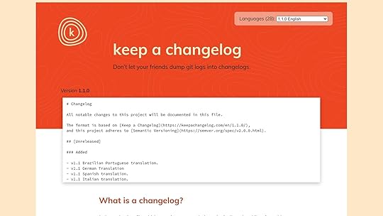 Keep a Changelog