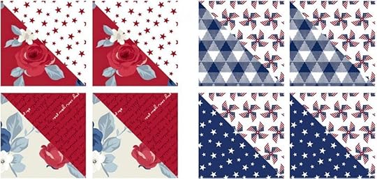NEW! Stitch it! Sisters Patriotic Quarter-Square Triangles Table Runner available at Nancy Zieman Productions at ShopNZP.com