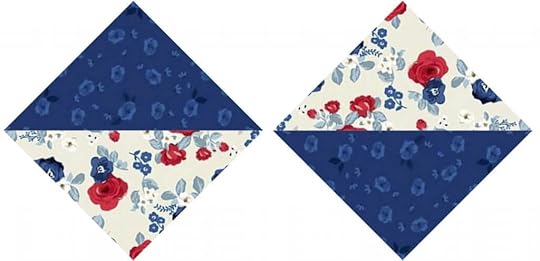 NEW! Stitch it! Sisters Patriotic Quarter-Square Triangles Table Runner available at Nancy Zieman Productions at ShopNZP.com