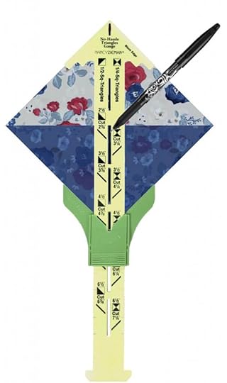 NEW! Stitch it! Sisters Patriotic Quarter-Square Triangles Table Runner available at Nancy Zieman Productions at ShopNZP.com