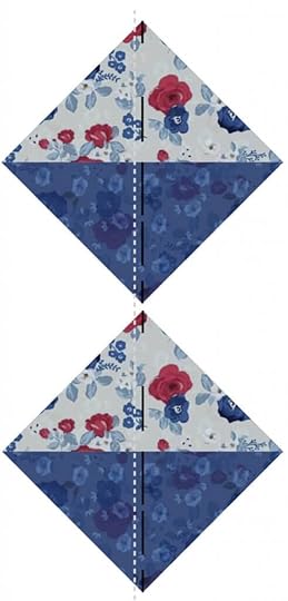 NEW! Stitch it! Sisters Patriotic Quarter-Square Triangles Table Runner available at Nancy Zieman Productions at ShopNZP.com