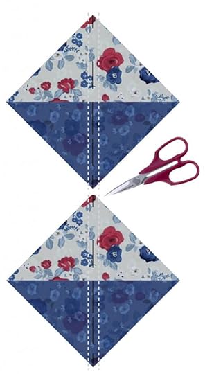 NEW! Stitch it! Sisters Patriotic Quarter-Square Triangles Table Runner available at Nancy Zieman Productions at ShopNZP.com