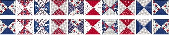 NEW! Stitch it! Sisters Patriotic Quarter-Square Triangles Table Runner available at Nancy Zieman Productions at ShopNZP.com