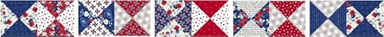 NEW! Stitch it! Sisters Patriotic Quarter-Square Triangles Table Runner available at Nancy Zieman Productions at ShopNZP.com