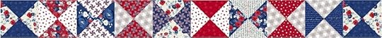 NEW! Stitch it! Sisters Patriotic Quarter-Square Triangles Table Runner available at Nancy Zieman Productions at ShopNZP.com