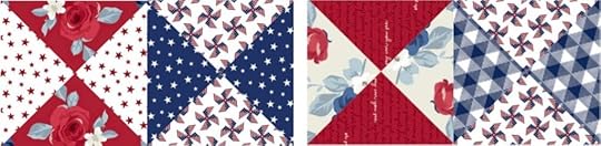 NEW! Stitch it! Sisters Patriotic Quarter-Square Triangles Table Runner available at Nancy Zieman Productions at ShopNZP.com