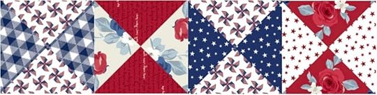 NEW! Stitch it! Sisters Patriotic Quarter-Square Triangles Table Runner available at Nancy Zieman Productions at ShopNZP.com