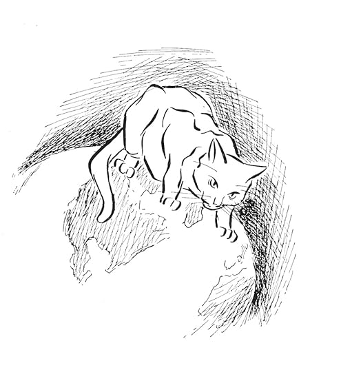 Illustration by Harry Harrison for ‘The Smile of the Sphinx’ by William F. Temple from Worlds Beyond magazine issue one, December 1950.