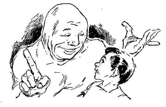 Illustration for ‘The Acolytes’ by Poul Anderson from Worlds Beyond magazine issue three, February 1951 - possibly by Harry Harrison.