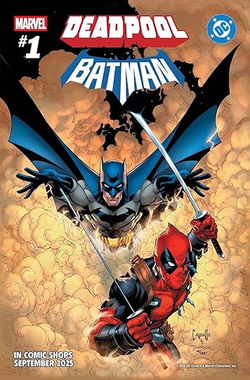 The cover for Deadpool/Batman #1 by Greg Capullo. 